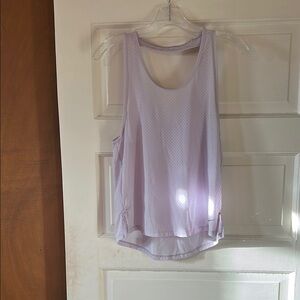 Nike Purple Relaxed Cut Out Tank Top